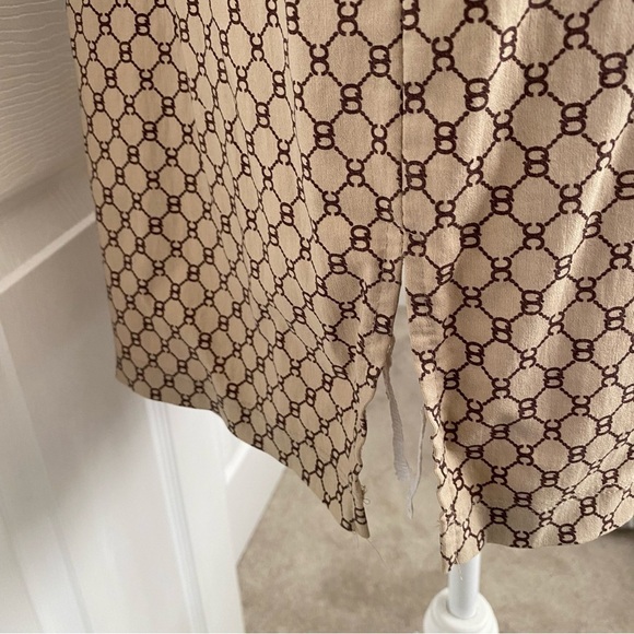 Printed Classic Midi Dress Spaghetti Adjustable Straps Side Slits Tag missing - Picture 11 of 16